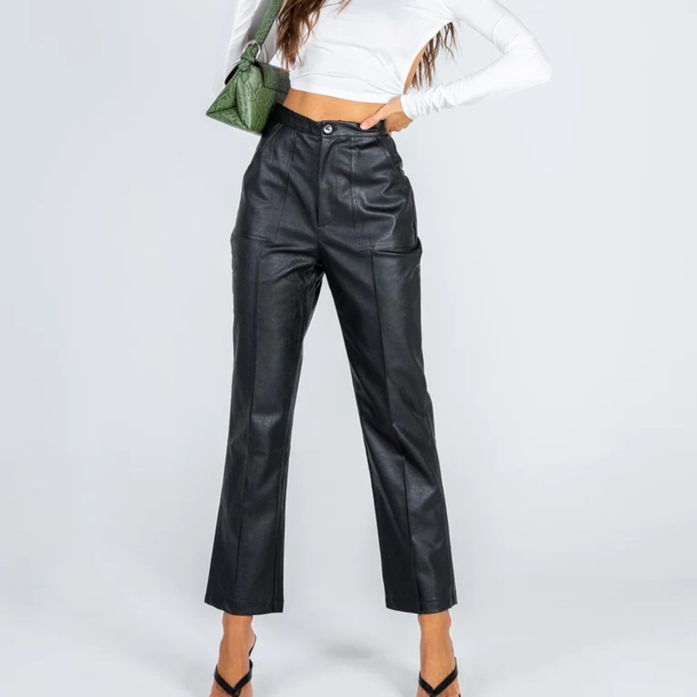 Princess Polly faux leather pants